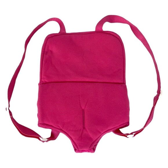 Build A Bear Pink Plush Toy Carrier Backpack Adjustable Straps - Picture 2 of 2